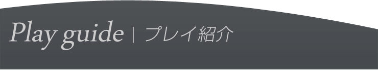 当店の遊び方のご案内です。